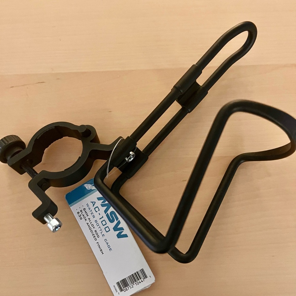 Water bottle holder for all bikes.